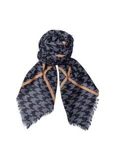 BLACK COLOUR TØRKLÆDE, BCJOHANNA WOOL SCARF, GREY/BLACK